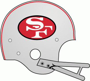 San Francisco 49ers 1962-1963 Helmet Logo fabric transfer